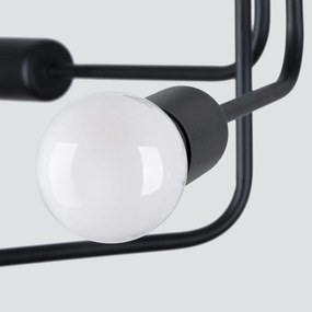 Żyrandol NORAH 6 czarny SOLLUX  LIGHTING