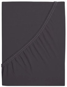 PrzytulneMieszkanie.pl Prześcieradło jersey do łóżeczka dziecięcego EXCLUSIVE 70x140 cm antracytowe