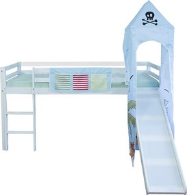 Łóżko piętrowe 90x200 cm białe