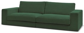 Ciemnozielona sztruksowa sofa 274 cm Leonard – Bobochic Paris