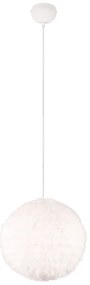 Kremowa lampa wisząca ø 35 cm Furry – Reality