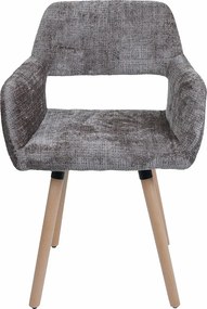 Krzesło do jadalni MCW-A50 II (zestaw 6 sztuk),  brązowe