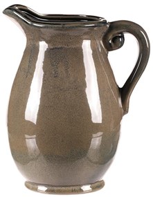 Dzban ceramiczny szary, 18 x 20 x 28 cm, duży, 28 cm