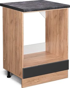 Szafka kuchenna antracyt wysoki połysk 60x60x81.6 r-line