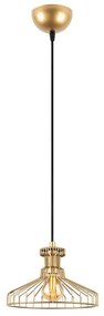 Lampa wisząca w kolorze złota z metalowym kloszem ø 23 cm Events – Opviq lights
