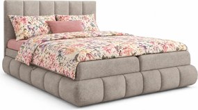 Szare nowoczesne łóżko pikowane 5 rozmiarów Z8-W06