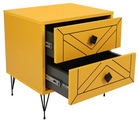 Stolik nocny Luna Yellow