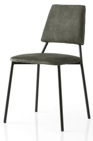 Zestaw krzeseł do jadalni Lima Anthracite and Black, 2 szt.