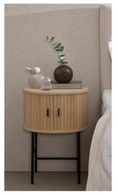 Szafka nocna w naturalnym kolorze Nola – Unique Furniture