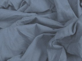 PrzytulneMieszkanie.pl Jersey prześcieradło niebieskie 180 x 200 cm