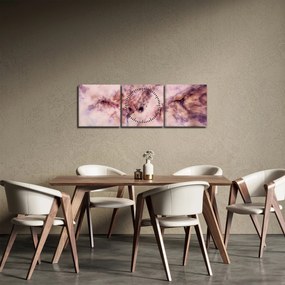 Obraz - Fantasy II. (z zegarem) (90x30 cm)