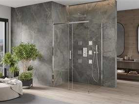 Mexen Omega kabina prysznicowa rozsuwana 110 x 80 cm, transparent, chrom - 825-110-080-01-00