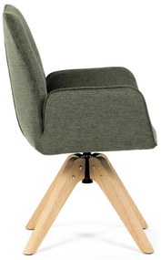Krzesło do jadalni DCH-C2148 GRN2 z wodoodpornymmateriałem