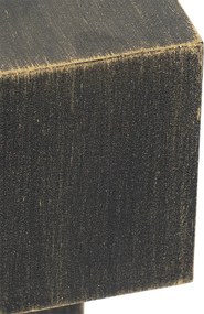 Przemysłowa stojąca lampa zewnętrzna antyczne złoto 35 cm IP44 - Baleno