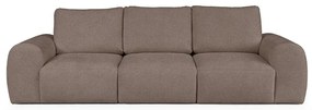 Brązowa sofa z materiału bouclé 287 cm Mirel – Rodier