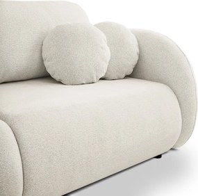 Sofa LOOP z funkcja spania i pojemnikiem BRUDNA BIEL RAVEN 22