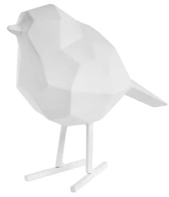 Biała figurka dekoracyjna w kształcie ptaszka PT LIVING Bird Small Statue