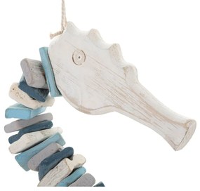 Drewniana dekoracja ścienna 22x55 cm Sea Horse – Mauro Ferretti