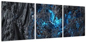 Obraz - Spojrzenie do wnętrza (z zegarem) (90x30 cm)