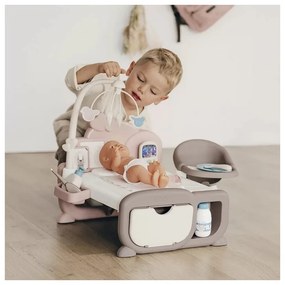 Smoby baby nurse elektroniczny duży kącik opiekunki dla lalki 19 akcesoriów