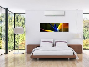 Obraz - Egzotyczny kwiat (170x50 cm)
