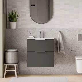 Duravit Waschbecken mit Waschtischunterschrank TIM 60 cm