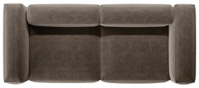 Brązowa sofa 264 cm Bergano – Cosmopolitan Design