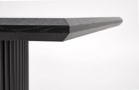 BOLERO stół rozkładany 160-250x90x78 cm czarny, 6-10 osobowy