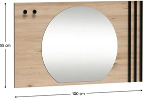 Lustro KOLI C-21, dąb artisan