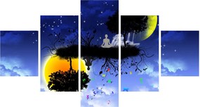 Obraz - Odbicie równowagi (125x70 cm)