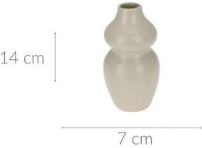 Wazon dekoracyjny z ceramiki, wys. 14 cm