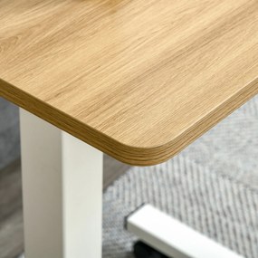 Stolik na laptopa HOMCOM z podnośnikiem gazowym, regulowana wysokość w kształcie litery C, ruchomy