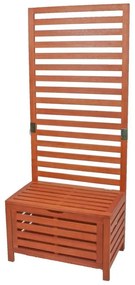 Brązowa drewniana ławka ogrodowa Concord – Garden Pleasure