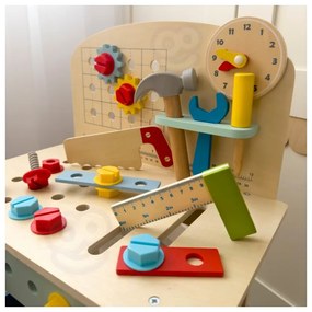 Tooky toy drewniany stół do majsterkowania warsztat