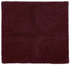 Burgundowy dywanik łazienkowy 60x60 cm Riva – Tiseco Home Studio