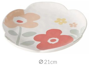 Talerz kwiat CRYSANTO, ceramiczny, Ø 21 cm