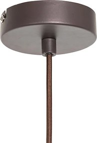 Nowoczesna lampa wisząca brązowa 38 cm - Saffira