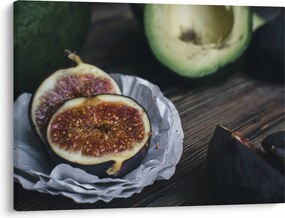 Obraz fig i awokado (70x50 cm)