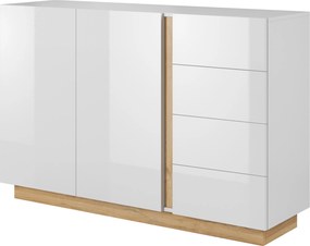 Komoda ARCETTO 138 cm do Salonu Sypialni Biały
