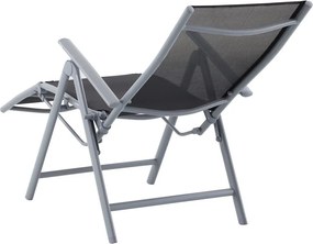 Czarne metalowe krzesło ogrodowe Ariola – Garden Pleasure