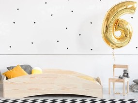 Drewniane łóżko dziecięce P1-T93