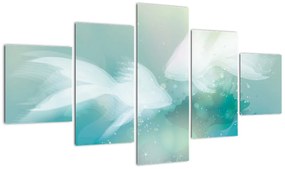 Obraz - Rybki (125x70 cm)