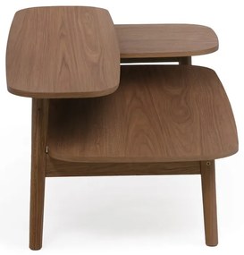 Stolik z fornirem orzechowym Woodman Eichberg