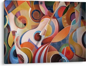 Obraz - Muzyczny abstrakt (70x50 cm)