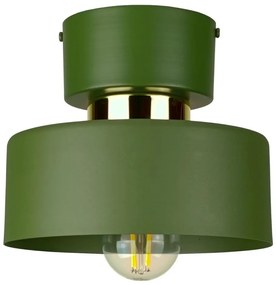 Lampa sufitowa IGNIA 1xE27/60W/230V zielona/złota
