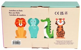 Drewniany autobus Colourful Creatures – Rex London