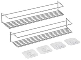 Zestaw 2 półek ściennych na przyprawy - Metaltex