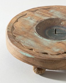 Podstawka na świecę Rustic Flame 15 cm