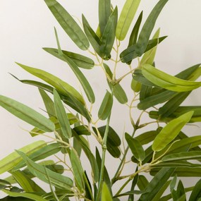 HOMCOM Sztuczne Drzewo, Sztuczna Roślina, 5 Gałązek, 504 Liście, Wytrzymała Doniczka, Plastik