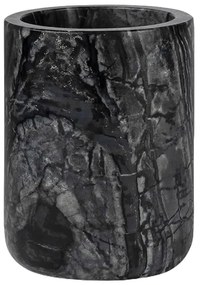 Czarny marmurowy kubek na szczoteczki do zębów Marble – Mette Ditmer Denmark